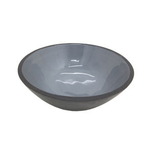 Bol de fruits imprimé en émail de forme ronde en bois fini marron pour table maison et hôtels nourriture et collations bol de service fait à la main - Product Image 3