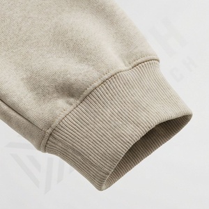 Ensemble de survêtement pour femme, personnalisé, uni, style boxy, avec fermeture éclair, en molleton de coton 500 g/m², ample, surdimensionné, avec sweat à capuche et pantalon de jogging, tenue sportive - Product Image 6