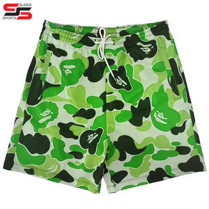 Vente en gros de shorts de baseball athlétiques personnalisés pas chers en jersey maille respirant pour hommes - Product Image 2
