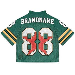 Custom 2025 American Football Jersey <b>Top</b> Breathable Black <b>Mesh</b> with Digital Printing Plus Size New Jersey - Product Image 6