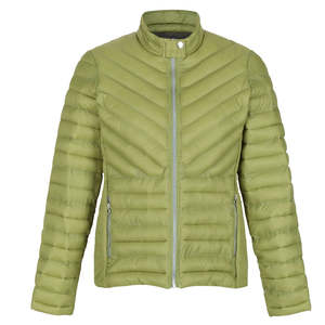 Chaqueta Acolchada Gruesa para Mujer, Superventas 2026, Otoño Invierno, Exterior de Cuero Genuino, Resistente al Viento, Transpirable, Relleno 100% Poliéster - Product Image 1