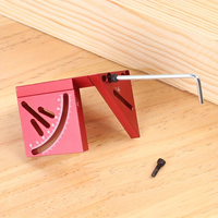 Alat Tata Letak 3D dari Paduan Aluminium, Penggaris Sudut yang Dapat Disesuaikan, Alat Penanda Posisi untuk Pertukangan Kayu, Penggaris Sudut Multi-Angle, Alat Pertukangan Kayu