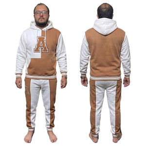 Chándal informal con cremallera para hombre, conjunto de chándal de dos piezas, ropa deportiva para el sudor, nuevo estilo - Product Image 1