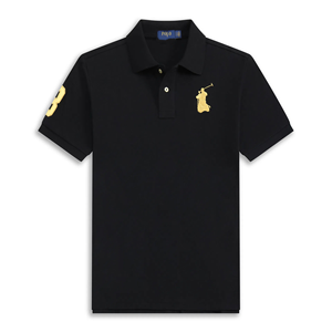 Camiseta Lisa bordada de algodón 100% de alta calidad para hombre, camisetas Polo con logotipo personalizado, camiseta Polo de uniforme de Golf - Product Image 2
