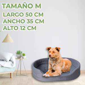 Cuccia per Cani di Taglia Media Morbida Resistente Facile da Pulire - Stagione Invernale in Velluto a Coste con Fibra PP Rimovibile Fantasia Tinta Unita Stampa Animale XL per Animali Domestici - Product Image 2