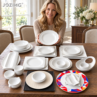 Assiettes en Céramique Blanches de Grossiste d'Usine par Ton, Services de Table en Porcelaine pour Hôtels et Restaurants