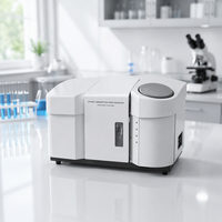 Spectrophotomètre d'absorption atomique AAS avec logiciel Windows QA/QC, calcul SD RSD, vérification de la courbe de calibration pour les tests en laboratoire