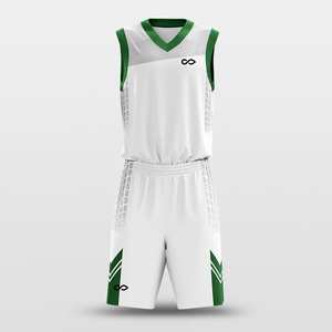 Ensemble de basketball personnalisé classique 76 sublimé, tenue de sport de haute qualité style américain à manches courtes avec pantalon - Product Image 3