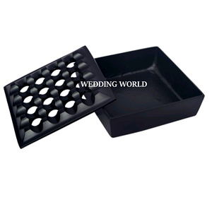 Wooden Ashtray With Nickle Plated Lid Premium Quality Handmade Ashtray Square Shape Designer Luxury New Ashtray - Product Image 2