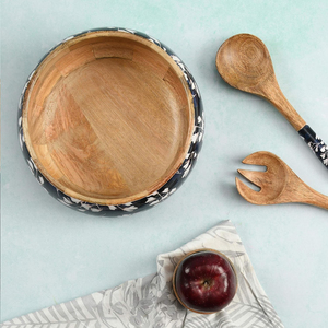 À l'intérieur de l'émail travail forme ronde luxe maison et cuisine bol de service alimentaire fait à la main vendeur chaud décoratif Standard bols alimentaires - Product Image 5