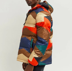 Vestes matelassées à manches longues avec plusieurs panneaux, nouveau style, veste matelassée à capuche pour homme - Product Image 3