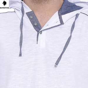 เสื้อฮู้ดสวมหัวของผู้ชายผ้าฝ้ายโพลีเอสเตอร์ผ้า100% น้ำหนักเบาดีไซน์ตามต้องการสำหรับฤดูหนาว - Product Image 2