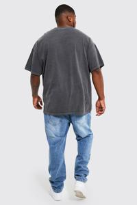 100% Cotton <b>Oversized</b> Boxy Washed Seam <b>T</b>-<b>Shirt</b> Apparel & Accessories>Men's Clothing>Men's <b>T</b>-<b>Shirts</b> stock - Product Image 5