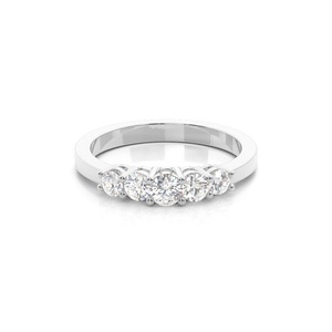 Women's 925 <b>Silver</b> IGI Certified Crown Shape Engagement <b>Ring</b> Round Brilliant Cut Prong Setting Classic Style - Product Image 6