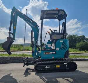 <b>TOP</b> SELLING Sunward SWE18UF Mini Excavator 1.88T Ultra Short Tail Swing Diesel Compact Digger with Auxiliary Hydraulics - Product Image 4