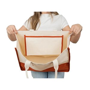 Elite <b>Medium</b> Cotton Tote <b>Bag</b> Customizable 100% Cotton Tote for Beach Wedding & Everyday Use PP Material Letter Pattern - Product Image 6