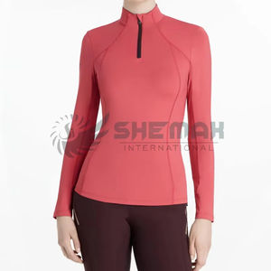 เสื้อเชิ๊ตขี่ม้าสำหรับผู้หญิง, เสื้อเชิ๊ตขี่ม้าแห้งเร็วระบายอากาศได้ดีมีสี่ทางยืดน้ำหนักเบาสวมใส่สบายและบางเฉียบ - Product Image 1