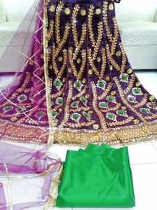 2022 Collection d'été vente chaude pakistanais indien travail manuel Salwar Kameez costume en mousseline de soie mariage Lehenga Choli Occasions spéciales - Product Image 4