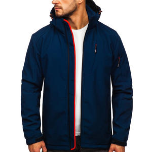 Nouveau modèle, vestes softshell à manches longues bon marché pour hommes/OEM, vestes décontractées à la mode avec impression de votre propre logo pour hommes - Product Image 1