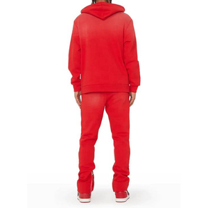 เสื้อมีฮู้ดแบบดึงทับสำหรับผู้ชายกางเกงกันหนาวแบบซ้อนกันลายพิมพ์โลโก้ออกแบบได้ตามต้องการ - Product Image 3