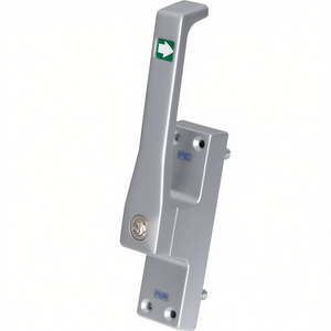 Perno de Puerta de Aleación Ligera Anodizada Plateada 970Z DIN Derecho, Barra Redonda de 10 mm, FUHR Persianas, Cortinas y Contraventanas - Product Image 3