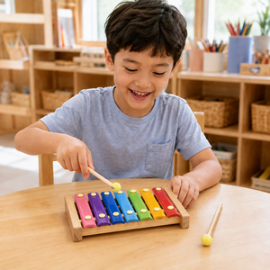 Xilófono Educativo de Madera y Metal Colorido, Juguete Musical para Niños de 2 a 13 Años, 50 Piezas, 8 Escalas, Itsy Tots - Product Image 6