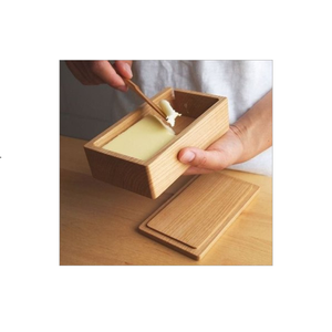 กล่องใส่เนยไม้ทรงกลมจานผลไม้สำหรับใช้ในครัวเรือน - Product Image 6