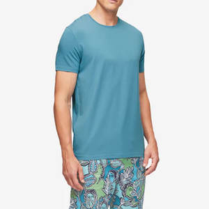 Camiseta lisa de cuello redondo para hombre, Camiseta lisa de cuello redondo, nueva ropa de siguiente nivel, camiseta para hombre CVC Crew N6210 - Product Image 3