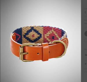 Collar de perro de cuero verde de alta calidad para galgo y Whippet - Product Image 2