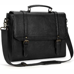 Bas quantité minimale de commande dernière mode sacs de bureau en cuir véritable pour hommes sac en cuir fait à la main sac de logo personnalisé - Product Image 2