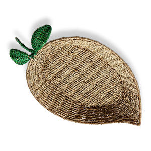 ถาดหญ้าทะเลรูปทรงมะนาว ดีไซน์หรูหรา งานฝีมือทอมืออย่างประณีต สำหรับใช้ในบ้านและธุรกิจโรงแรมระดับพรีเมียม - Product Image 1