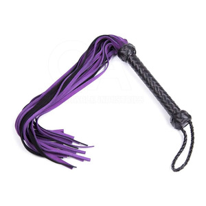 Premium Leather Horse Riding <b>Flogger</b> with Non Slip Handle Durable Equestrian Riding for Horse Training and Racing Professional - Product Image 1