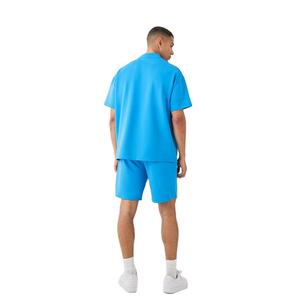 เสื้อเชิ้ตลำลองผ้าเทอร์รี่คอสูงสำหรับผู้ชายชุดแนวสตรีทแฟชั่นสำหรับฤดูร้อนแบบ2024 - Product Image 2