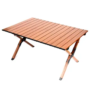 TODO katlanır kamp piknik plaj masa, kaymakam Logo özel düşük adedi açık Minimalist dış mekan mobilyası Roll-up masa 7.2 KG