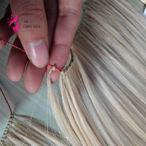 Wholesale High-quality 100% Natural Chinese Human Hair, Seamless Invisible <strong>Thick</strong> Tail 8D Feather Hair Extensions - Product Image 2