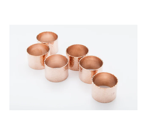 Unique Finished Copper Napkin Ring Holder Best Office Gift Accessories Manually New Arrival Manufactured in India - Product Image 5