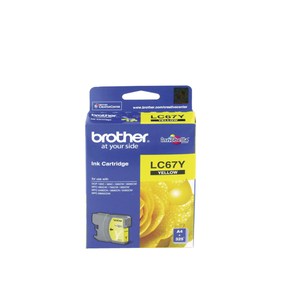 Cartouche d'encre Brother LC67 jaune pour cartouches d'encre noires et autres cartouches LC colorées - Product Image 1