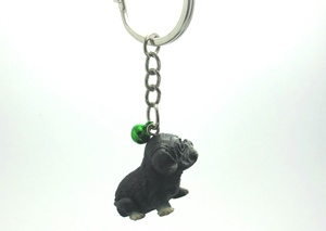 Porte-clés en résine sur le thème du chien personnalisé Woof-Worthy Cute Animal Anime Patterns Vietnam-Made Souvenir Accessoires pour les propriétaires d'animaux - Product Image 4