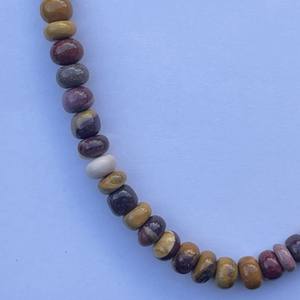 6mm 8mm 10mm naturel Mookaite lisse Rondelle extrêmement fine perles de pierres précieuses collier meilleur prix d'usine fournisseur en vrac bricolage en ligne - Product Image 2