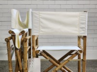 Chaise pliante en bambou du Vietnam, en tissu, écologique, durable, mobilier d'extérieur pour mariages, fêtes, événements, chambre, salle à manger, salon