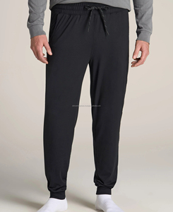 Pantalones Jogger de Algodón 100% de Primera Calidad para Hombre, Corte Recto de Cintura Media, Ligeros, Transpirables, Ecológicos, Bordados para Invierno - Product Image 1