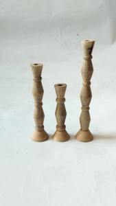 Bougeoir en bois de manguier Bougeoir en bois de manguier Bougeoir en bois d'acacia - Product Image 4