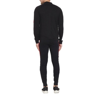 Survêtement d'hiver décontracté pour homme, imprimé uni, respirant, séchage rapide, léger, avec fermeture éclair, confortable, logo personnalisé, 100% coton - Product Image 4