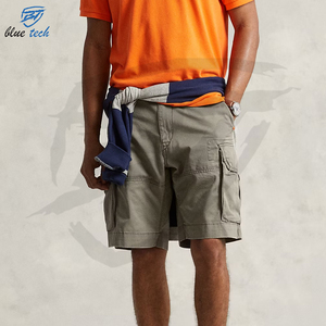 Unisex Heavyweight Cotton Fleece Workout Shorts Soft Fabric Quick Dry Breathable <b>Cargo</b> Pockets For <b>Cargo</b> Shorts - Product Image 2
