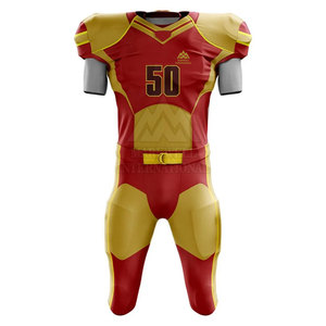 Uniforme de football américain respirant de nouveau style uniforme de football américain fabriqué en polyester à vendre - Product Image 1