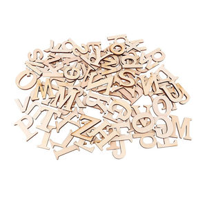 ตัวอักษรไม้ขนาดพิเศษ A-Z ตัวพิมพ์เล็ก ตัวอักษรไม้อัดสำหรับงานศิล<span class=keywords><strong>ป</strong></span>ะ งานฝีมือ DIY - Product Image 1