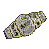 Trophée de ceinture de champion pour Jiu-Jitsu Karaté MMA Judo Boxe Ceinture de reconnaissance décorative pour les célébrations et événements
