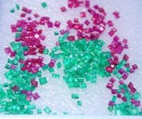 40 carats émeraude naturelle de Zambie et cabochons de rubis du Mozambique pierres précieuses en vrac taillées à facettes pierres uniques pour la fabrication de bijoux