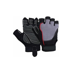 Comfortable breathable padded <b>weight</b> lifting gloves anti slip palm adjustable wrist wrap for <b>gym</b> fitness lovers - Product Image 3