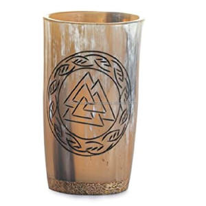 Corne de vache personnalisée Viking tasses corne à boire logo personnalisé Viking boire corne de boeuf de vache tasse de bière de l'Inde par RF Crafts - Product Image 5